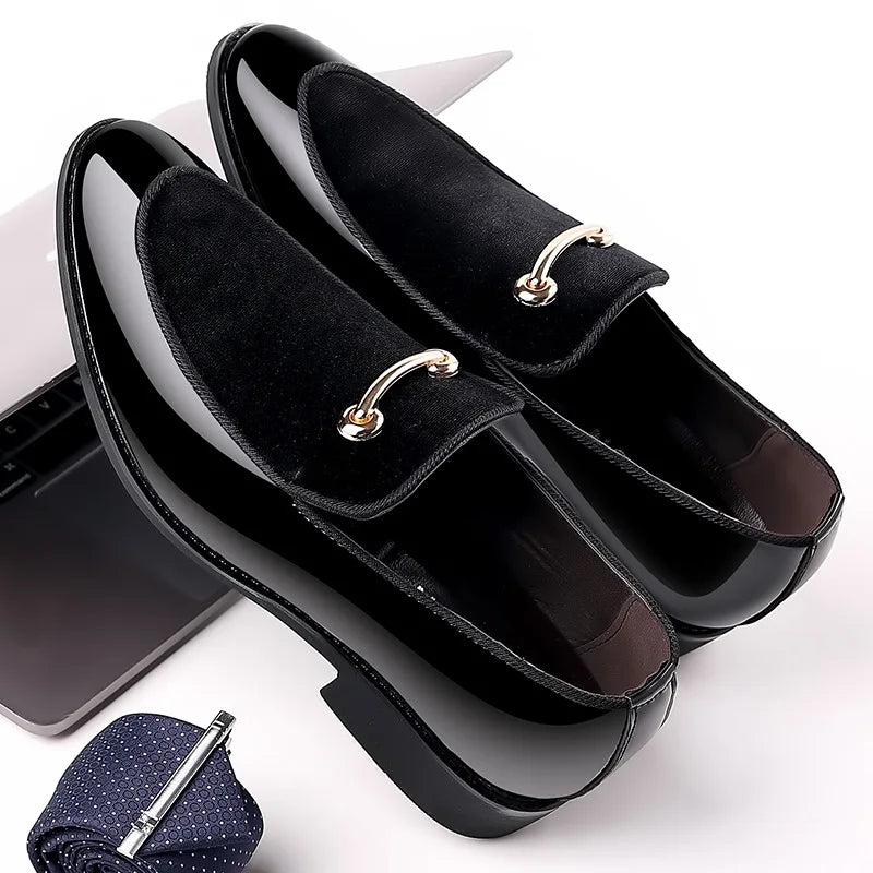 Suede Shoes for Men Luxury Designer Men Dress Shoes Fashion Elegant Wedding Shoes italian style Men Oxford Shoe Big Size 38-48
