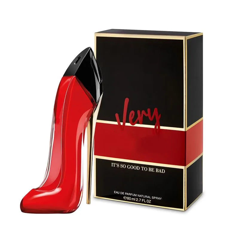 Seven women perfume (Good Girl Blush and Very Good Girl), 80ml spray, with long-lasting floral and fruity fragrance, charming fragrance, exuding women's unique charm, suitable for any venue
