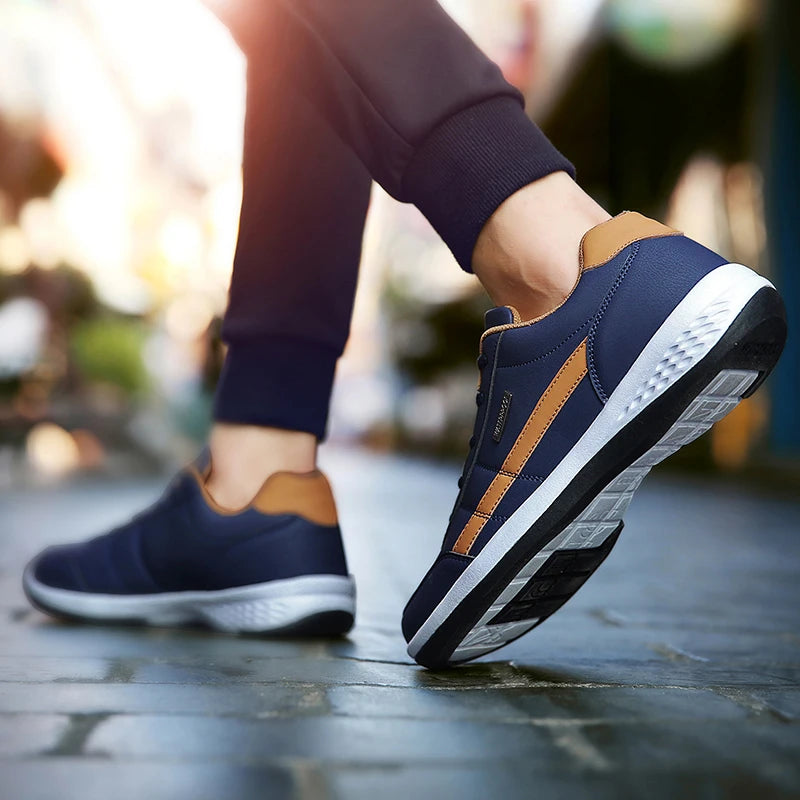 Men's shoes 2024 trend breathable fashion all-match casual sports shoes outdoor non-slip flat shoes trend casual breathable shoe